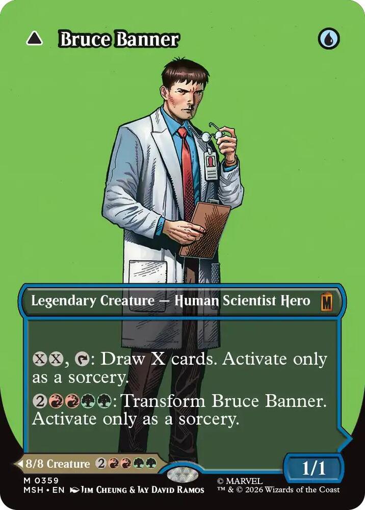 Bruce Banner (Borderless) (0359) - Marvel Super Heroes #359