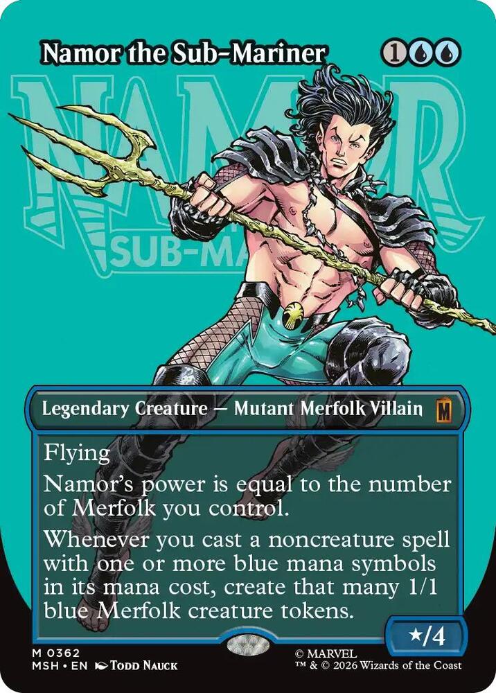 Namor the Sub-Mariner (Borderless) (0362) - Marvel Super Heroes #362