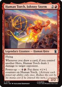 Human Torch, Johnny Storm - Marvel Super Heroes - 136