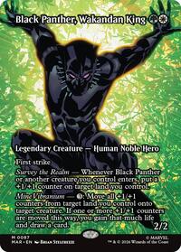 Black Panther, Wakandan King (Borderless) - Marvel Universe Eternal-Legal #87