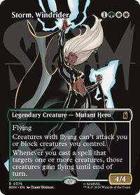 Storm, Windrider (Borderless) - Marvel Super Heroes #375