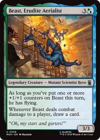Beast, Erudite Aerialist - Marvel Super Heroes - 206