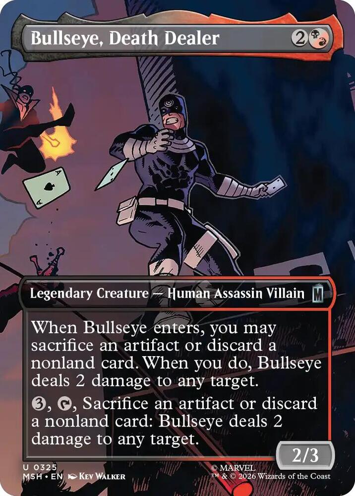 Bullseye, Death Dealer (Borderless) - Marvel Super Heroes #325