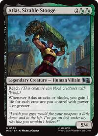 Atlas, Sizable Stooge - Commander: Marvel Super Heroes - 566