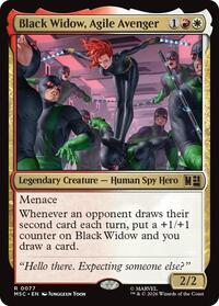 Black Widow, Agile Avenger - Commander: Marvel Super Heroes - 77