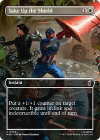 Take Up the Shield (Borderless) - Marvel Super Heroes - 348