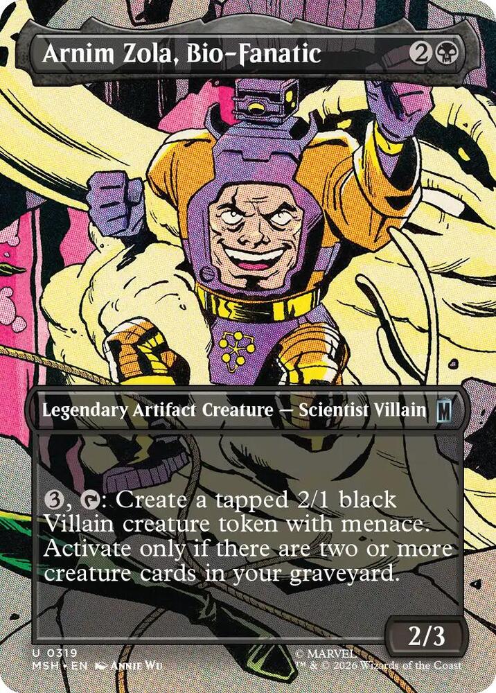 Arnim Zola, Bio-Fanatic (Borderless) - Marvel Super Heroes #319