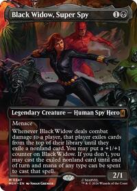 Black Widow, Super Spy (Borderless) (0347) - Marvel Super Heroes #347