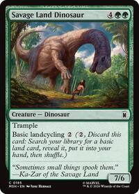 Savage Land Dinosaur - Marvel Super Heroes - 185