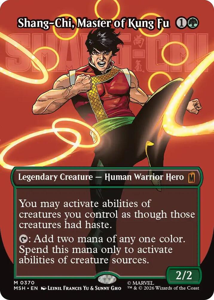 Shang-Chi, Master of Kung Fu (Borderless) (0370) - Marvel Super Heroes #370