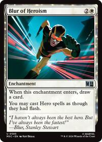 Blur of Heroism - Commander: Marvel Super Heroes - 585
