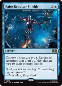 Raise Repulsor Shields - Raise the Palisade - Commander: Marvel Super Heroes - 278