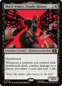 Black Widow, Deadly Hunter - Commander: Marvel Super Heroes - 648