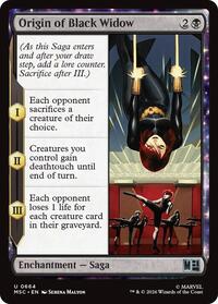 Origin of Black Widow - Commander: Marvel Super Heroes - 664