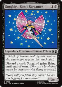 Songbird, Sonic Screamer - Commander: Marvel Super Heroes - 762