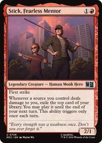 Stick, Fearless Mentor - Commander: Marvel Super Heroes - 706