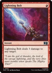 Lightning Bolt - Commander: Marvel Super Heroes - 806