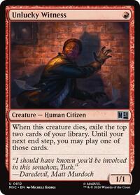 Unlucky Witness - Commander: Marvel Super Heroes - 812