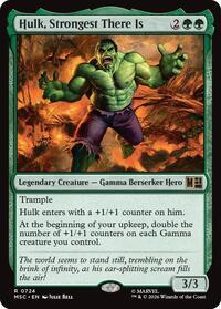Hulk, Strongest There Is - Commander: Marvel Super Heroes #724