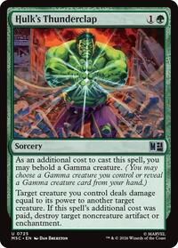 Hulk's Thunderclap - Commander: Marvel Super Heroes - 725