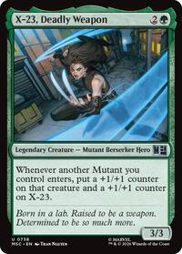 X-23, Deadly Weapon - Commander: Marvel Super Heroes #738