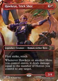 Hawkeye, Trick Shot (Borderless) - Commander: Marvel Super Heroes - 506