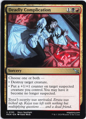 Deadly Complication U Murders at Karlov Manor 195 NM