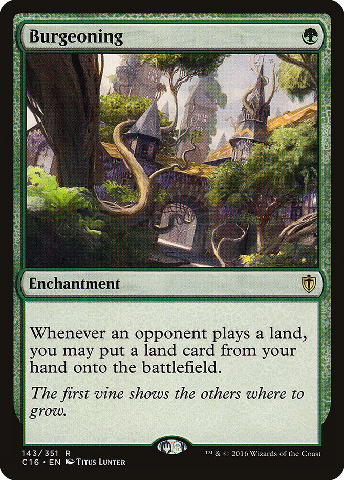 Burgeoning - Commander 2016 #143