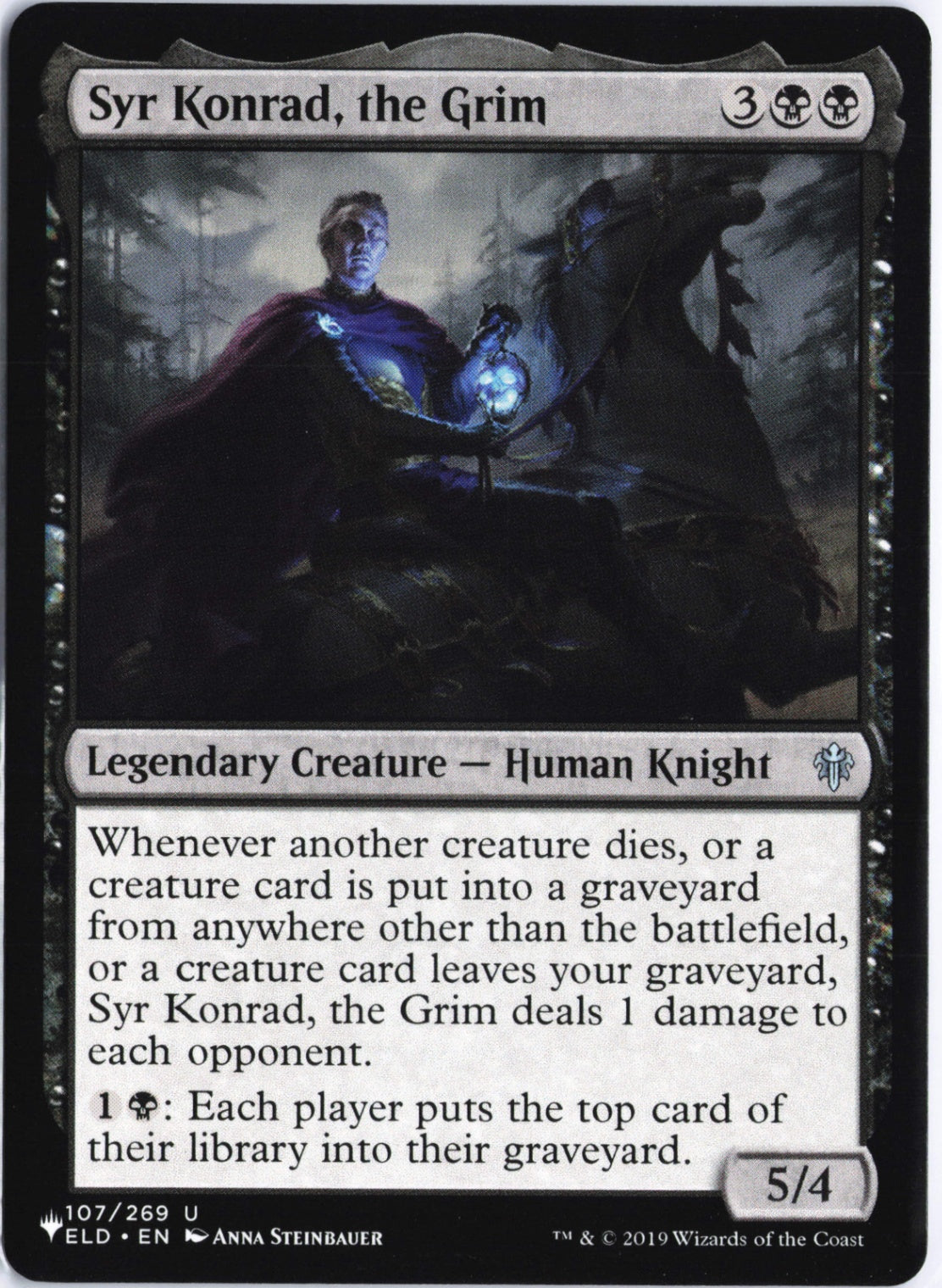 Syr Konrad, the Grim U The List Reprints 107/269 NM