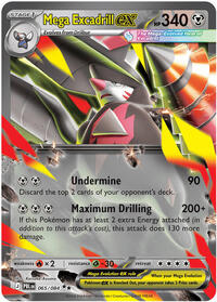 Mega Excadrill ex - 065/084 - ME05: Pitch Black - 065/084