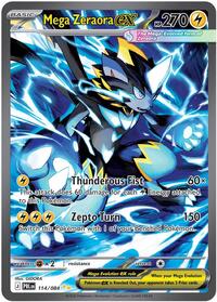 Mega Zeraora ex - 114/084 - ME05: Pitch Black - 114/084