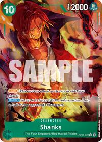 Shanks (022) (Alternate Art) - The World's Strongest Warriors - OP17-022