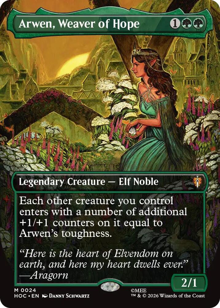 Arwen, Weaver of Hope (Borderless) - The Hobbit: Eternal-Legal #24