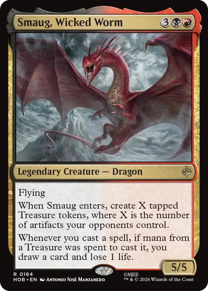 Smaug, Wicked Worm - The Hobbit #164