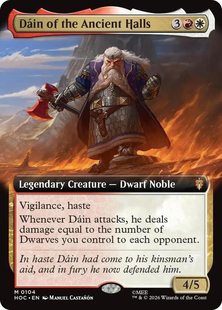 Dain of the Ancient Halls (Extended Art) - The Hobbit: Eternal-Legal #104