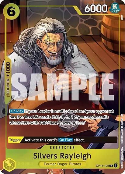 Silvers Rayleigh (One Piece Card Game Illustration Box Vol. 7) - One Piece Promotion Cards #OP14-108