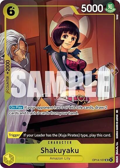 Shakuyaku (One Piece Card Game Illustration Box Vol. 7) - One Piece Promotion Cards #OP14-107