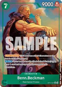 Benn.Beckman (Alternate Art) - The World's Strongest Warriors - OP17-027