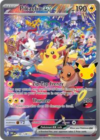 Pikachu ex - 150/128 - ME: 30th Celebration Classic Collection - 150/128