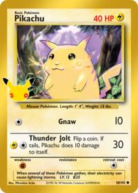 Pikachu - ME: 30th Celebration Classic Collection - 58/102