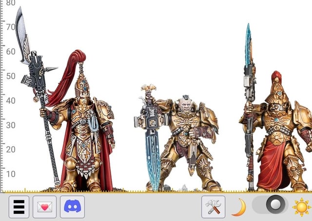 Games Workshop Warhammer 40k Adeptus Custodes: Custodian Wardens One Size