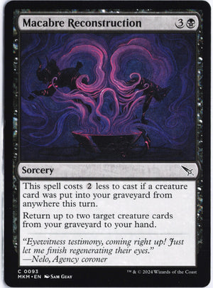 Macabre Reconstruction C Murders at Karlov Manor 93 NM