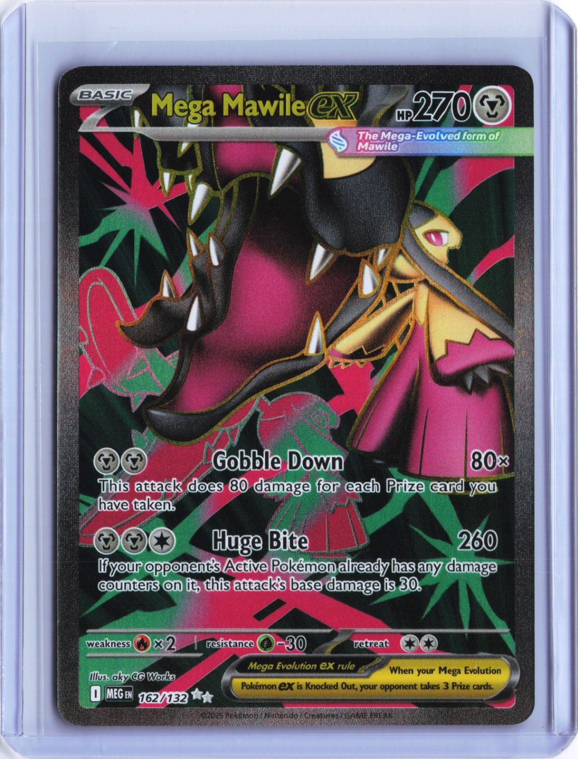Mega Mawile ex - Ultra Rare ME01: Mega Evolution 162/132 NM
