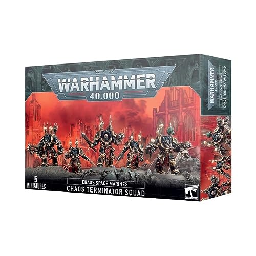 Games Workshop Warhammer 40K Chaos Terminator Squad, Pack of 1