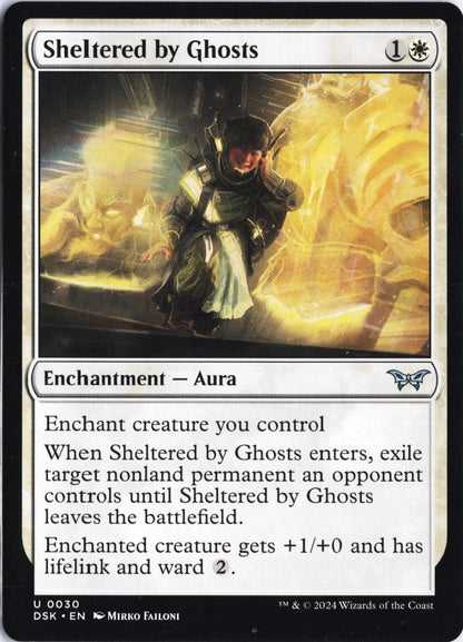 Sheltered by Ghosts U Duskmourn: House of Horror 30 NM