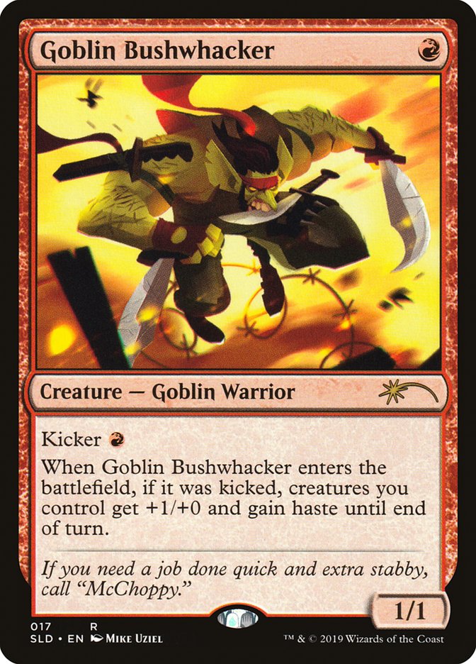 Goblin Bushwhacker - Secret Lair Drop #17