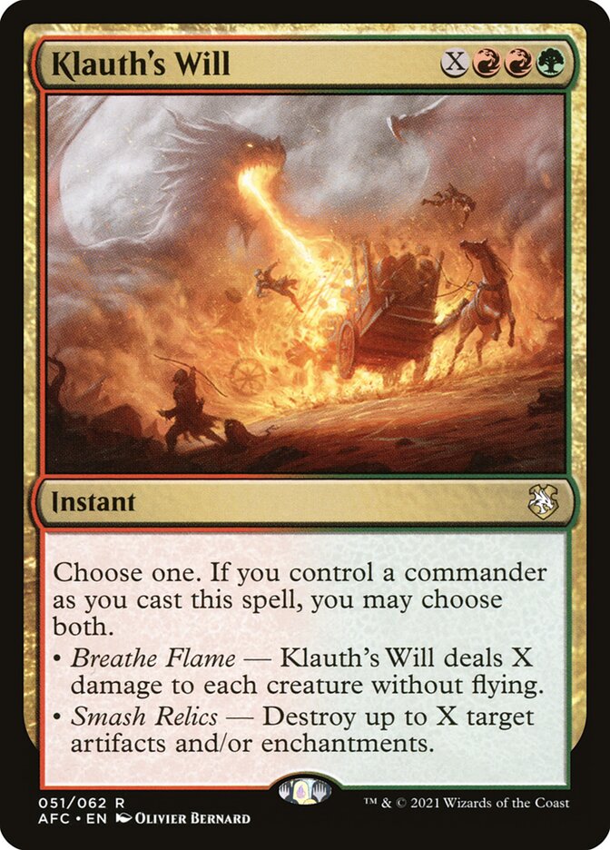 Klauth's Will - Forgotten Realms Commander #51