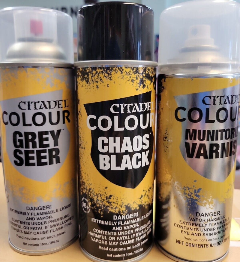 Citadel Chaos Black Spray Paint 9.9 oz
