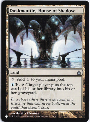 Duskmantle, House of Shadow U The List Reprints 277/306 NM