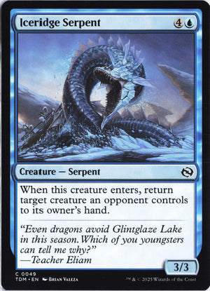 Iceridge Serpent C Tarkir: Dragonstorm 49 NM